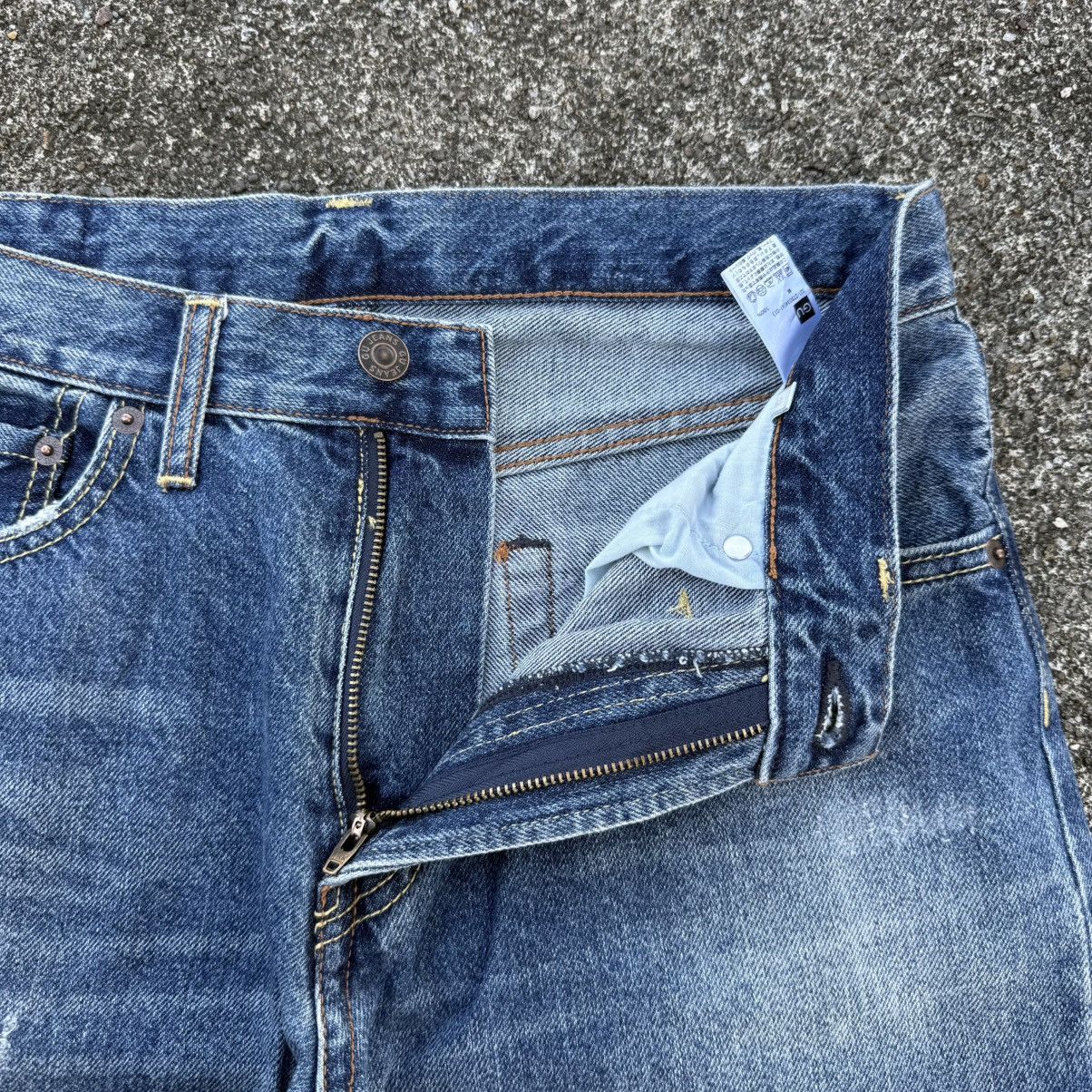 Jean VINTAGE GU DENIM STRAIGHT FADED RIPPEP JEAN PANTS Size US 30 / EU 46 - 8 Thumbnail