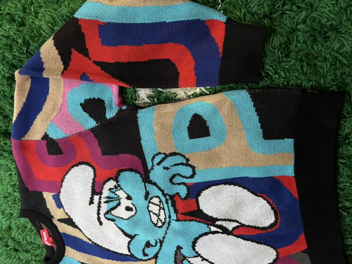 Supreme Supreme Smurfs Sweater Size US L / EU 52-54 / 3 - 4 Thumbnail