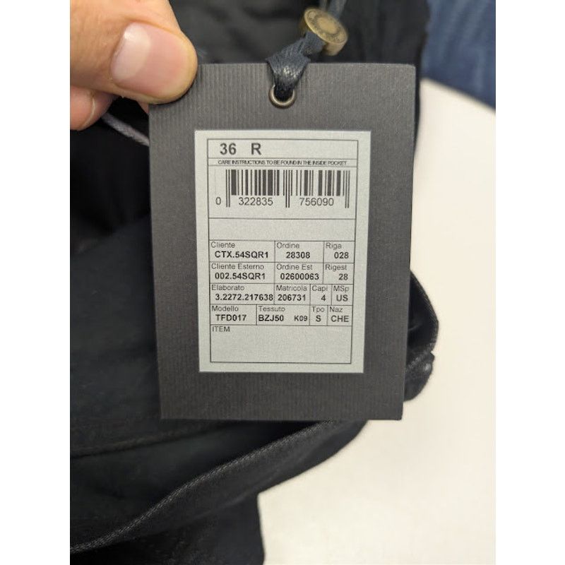 Tom Ford o1rshd1 Tapered Fit Denim Jeans in Black Size US 36 / EU 52 - 19 Thumbnail