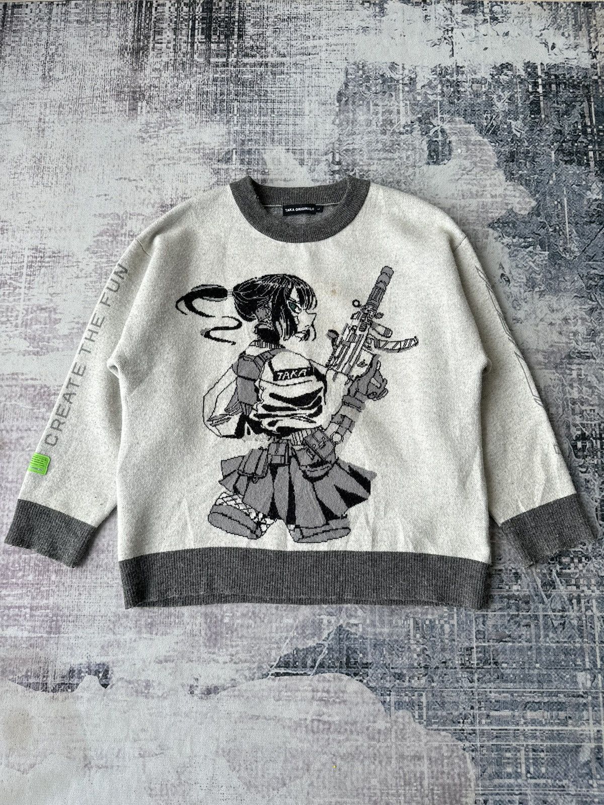 TAKA Original Vintage Taka Original Crewneck /Akira Berzerk Anime Size US L / EU 52-54 / 3 - 1 Thumbnail
