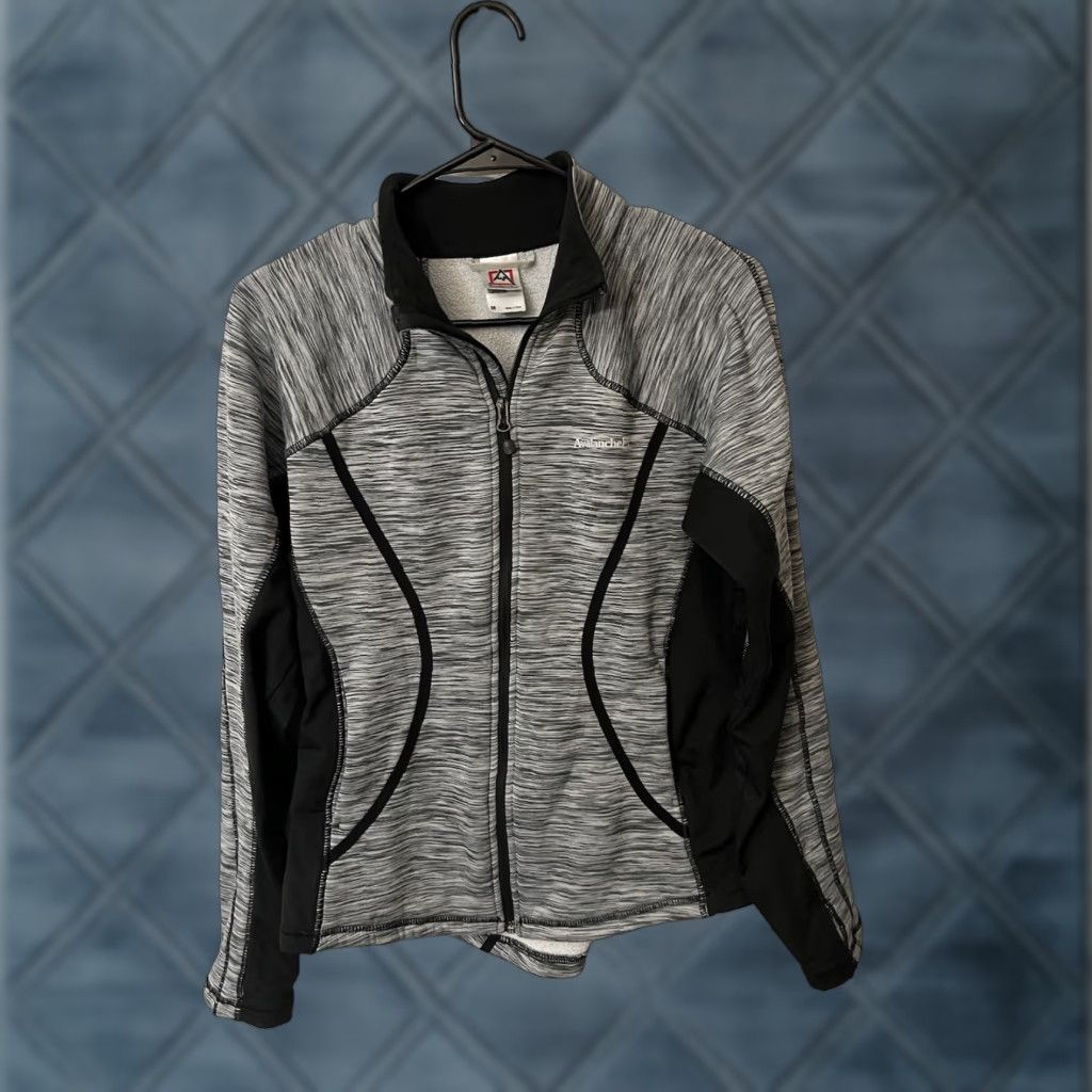 Avalanche Avalanche Women's Jacket Outdoor/Performance Athletic Striped Gray Size M / US 6-8 / IT 42-44 - 1 Thumbnail