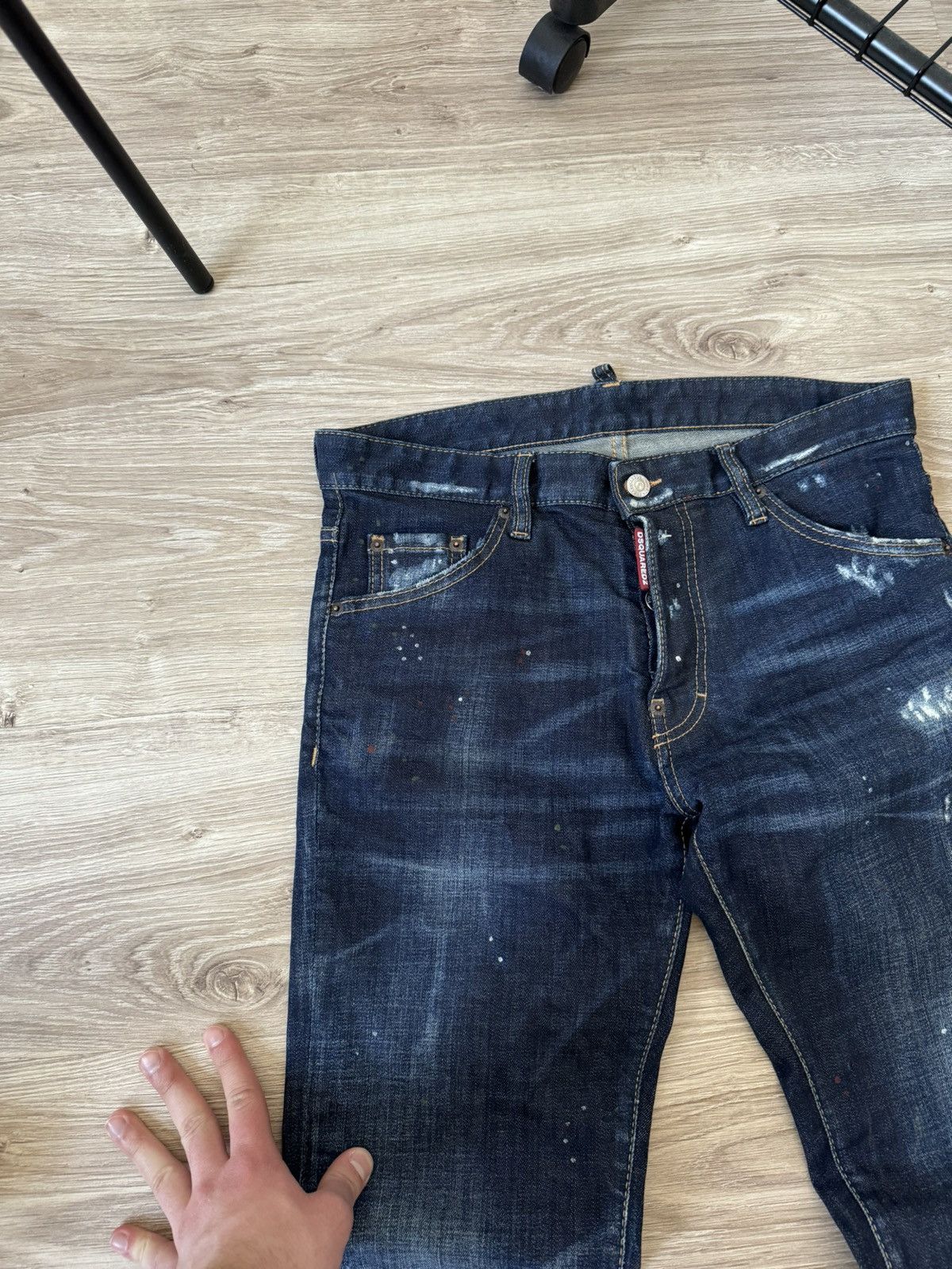 Other Dsquared2 Painted Distressed Denim Jeans Size US 30 / EU 46 - 3 Thumbnail