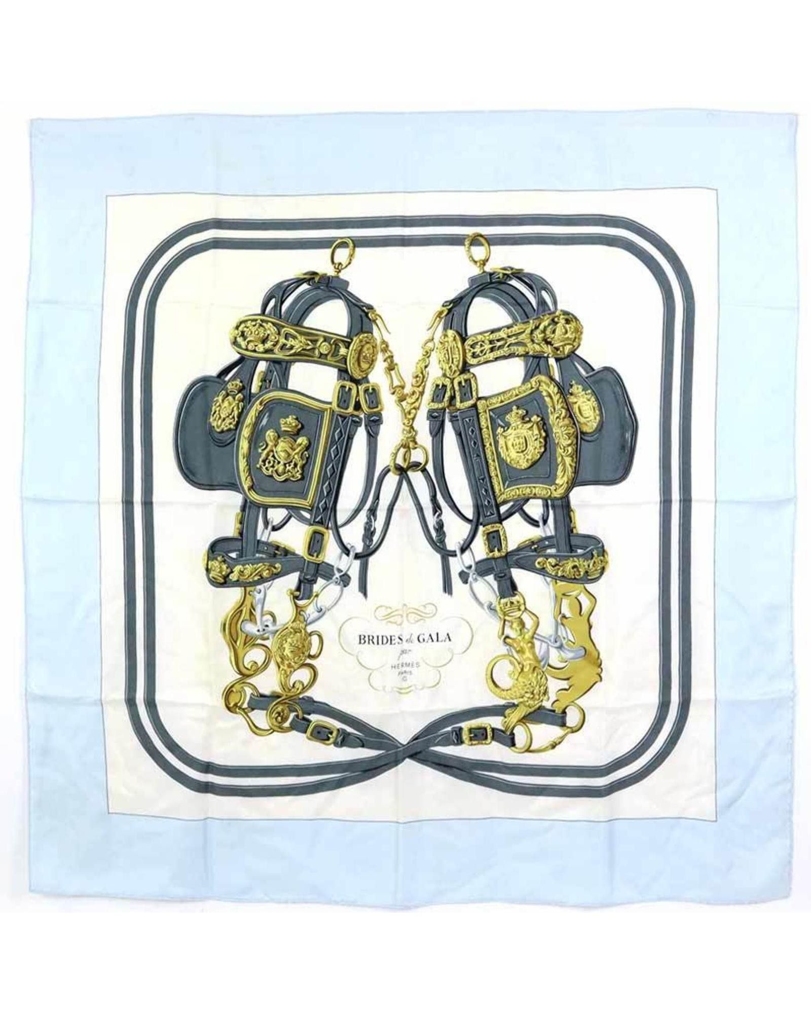 image of Silk Square Scarf By Hermes, Women's