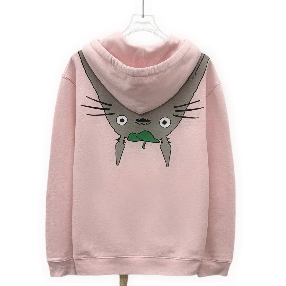 Loewe Loewe x Totoro Pink Logo & Totoro Hooded Sweatshirt K26WX Size S / US 4 / IT 40 - 2 Thumbnail