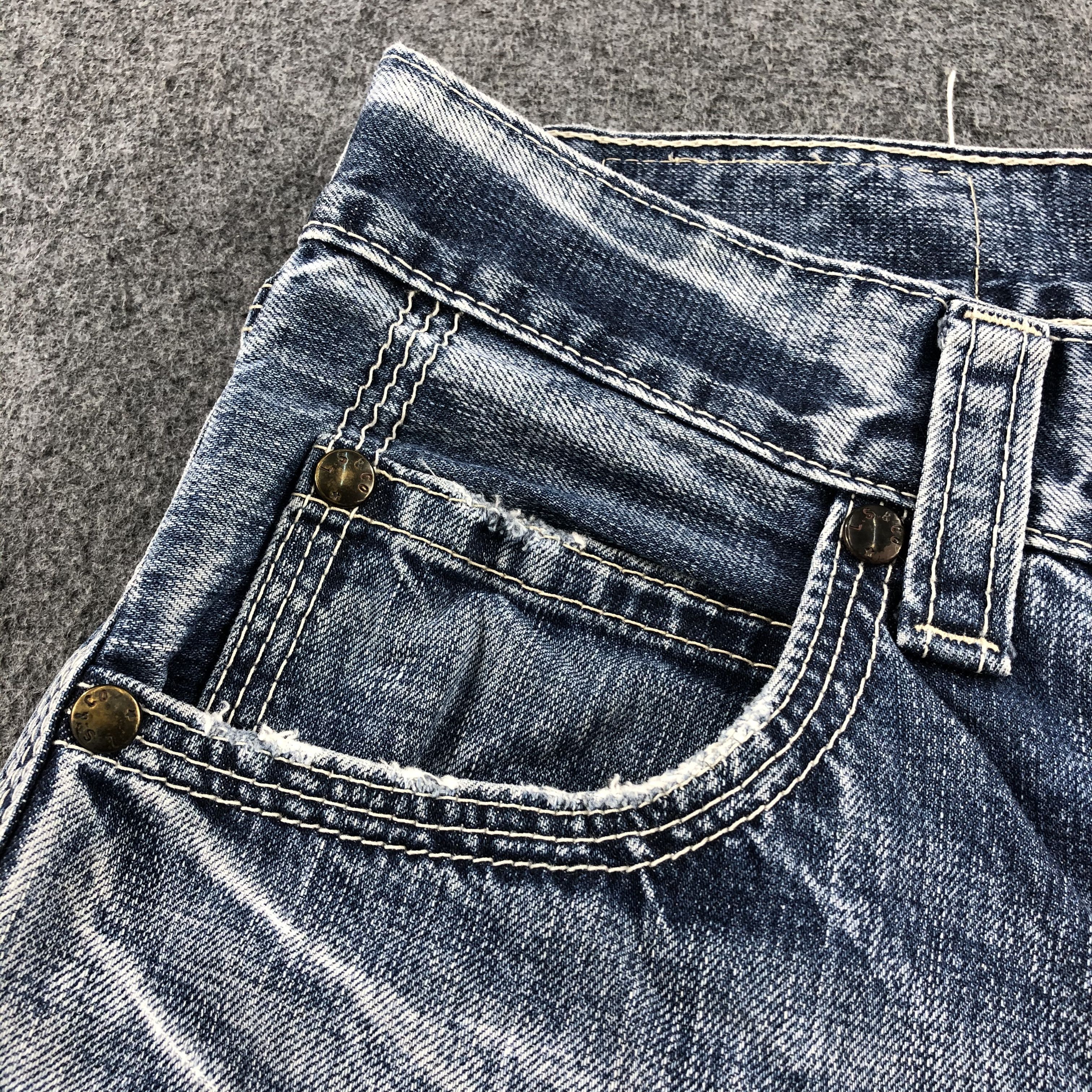 Levi's Vintage 90s Blue Wash Levis Jeans-J1802 Size US 34 / EU 50 - 10 Thumbnail