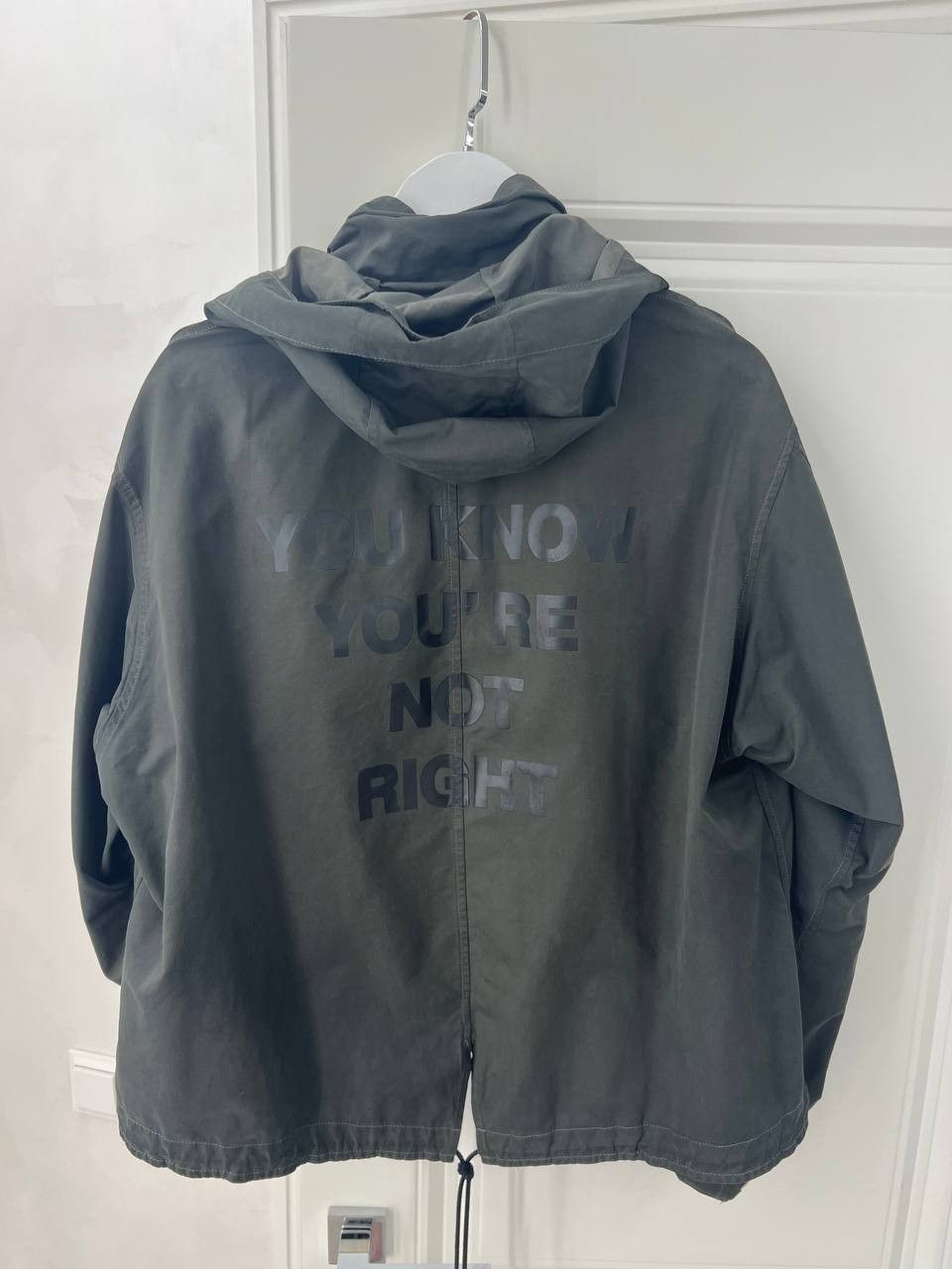 Number (N)ine Number Nine “You Know You’re Not Right” Windbreaker Size US L / EU 52-54 / 3 - 2 Thumbnail