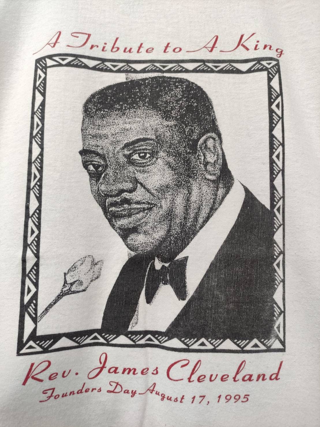Rap Tees Vtg 90's Rev. James Edward Cleveland "Founders Day" T-Shirt Size US L / EU 52-54 / 3 - 3 Thumbnail