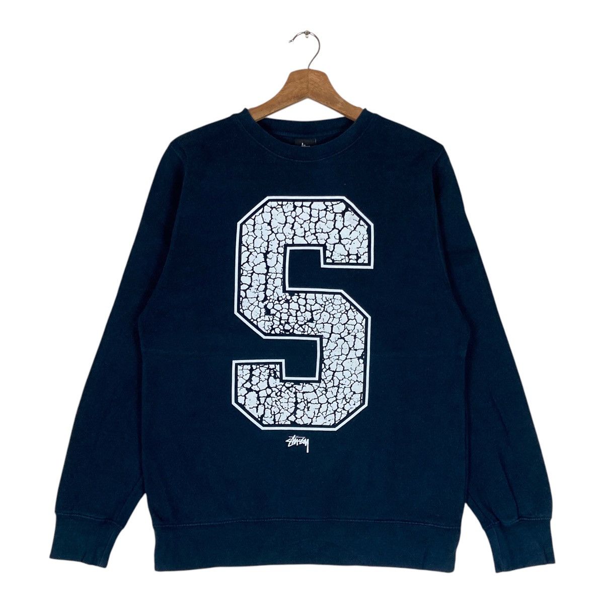 Stussy Vintage Stussy Big Logo Pullover Jumper Sweatshirt Size US S / EU 44-46 / 1 - 1 Thumbnail