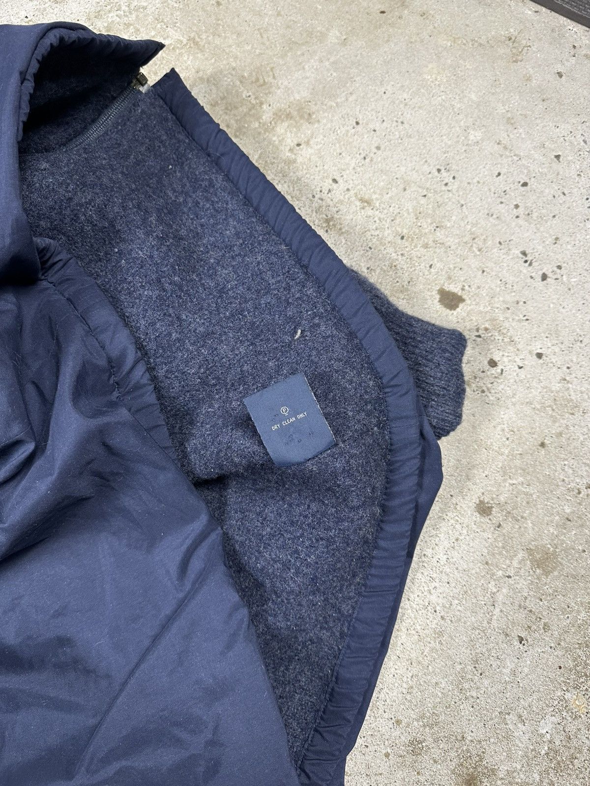 Burberry Vintage Y2K Burberry Golf Navy Track Jacket Wool Lining Size US XL / EU 56 / 4 - 13 Thumbnail