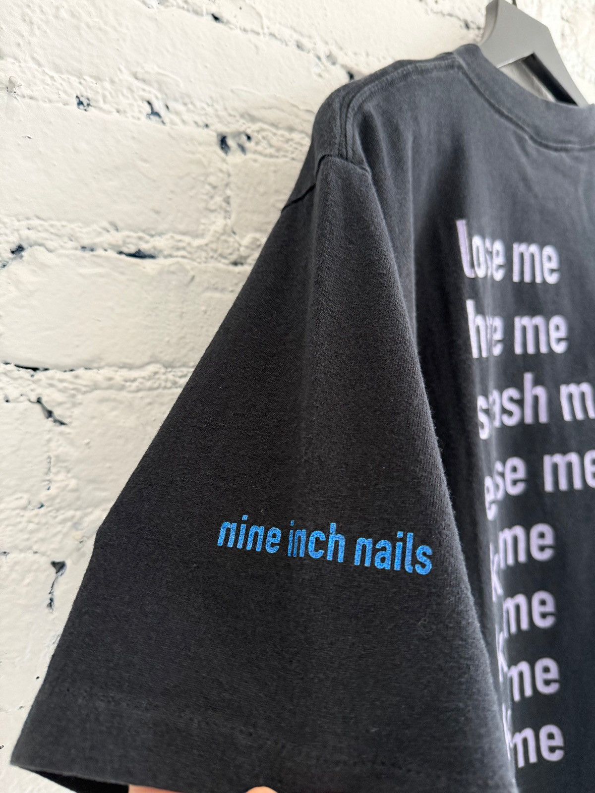 Vintage 1995 NINE INCH NAILS ‘ERASER’ TEE Size US L / EU 52-54 / 3 - 3 Thumbnail