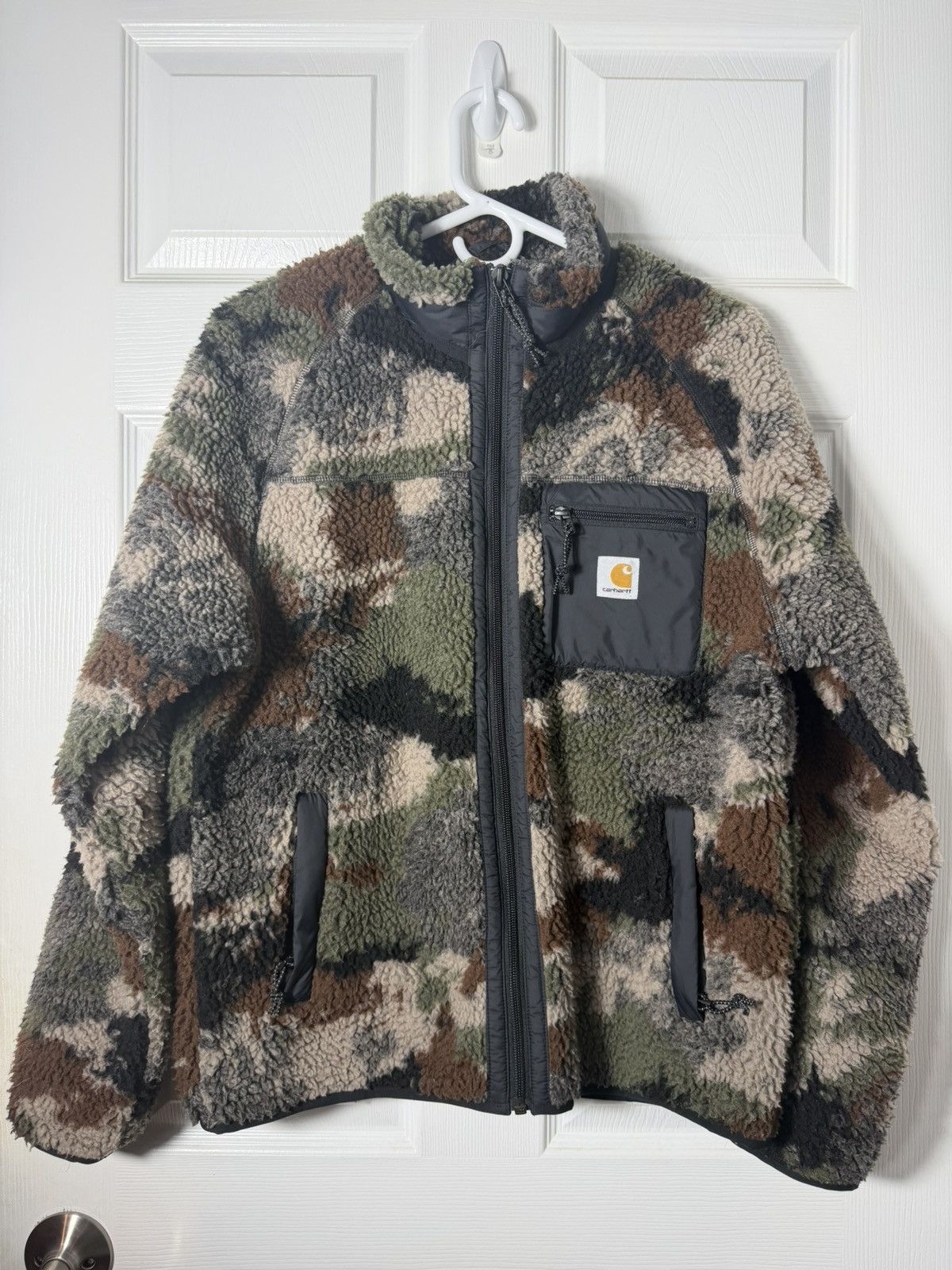 Carhartt WIP Prentis Liner Fleece Jacket - Camo