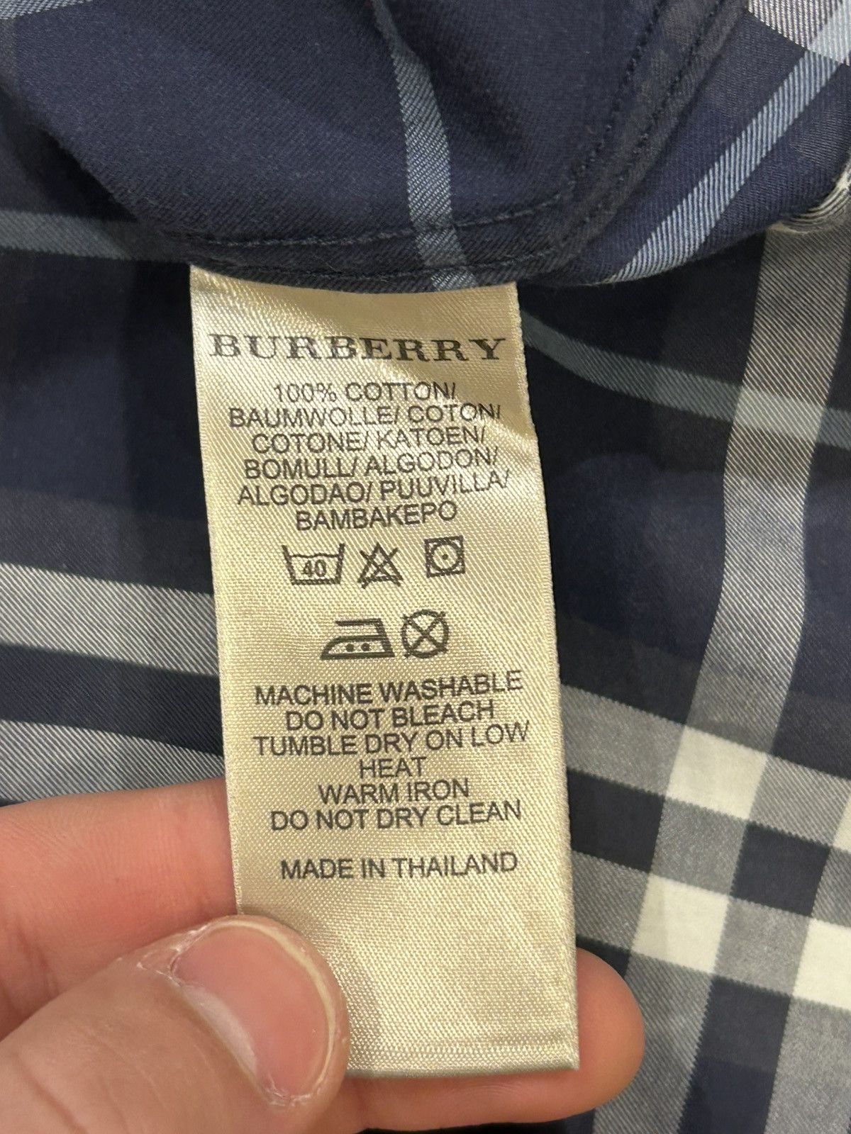 Burberry Burberry Plaid Button Down Shirt Size US M / EU 48-50 / 2 - 5 Thumbnail