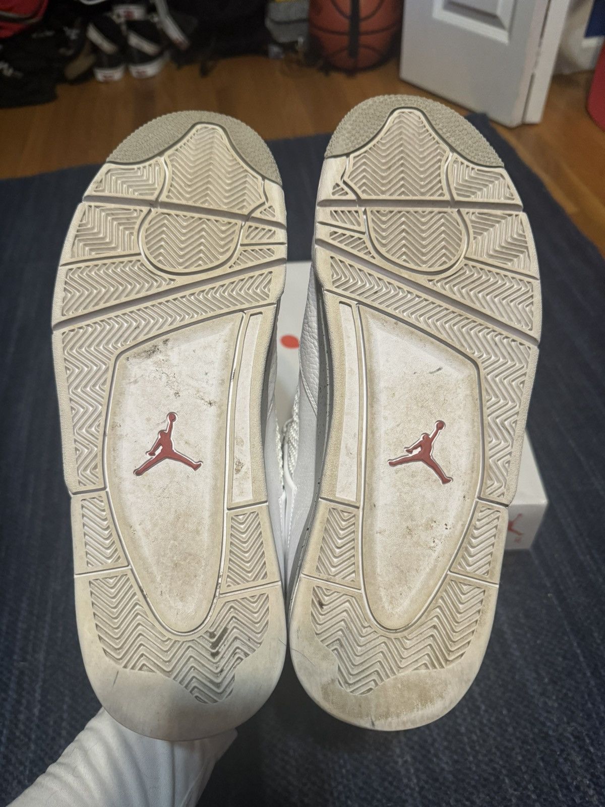 Jordan Brand Jordan 4 Retro White Oreo (2021) Size US 14 / EU 47 - 4 Thumbnail