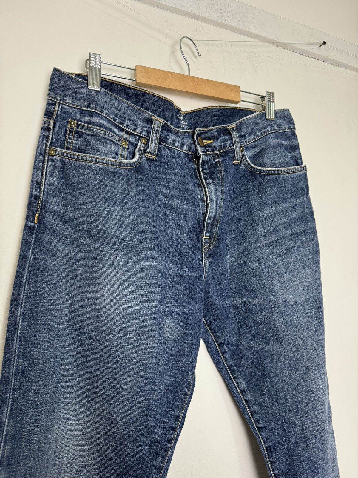 Carhartt Carhartt denim jeans selvedge davies pants streetwear work Size US 31 - 3 Thumbnail