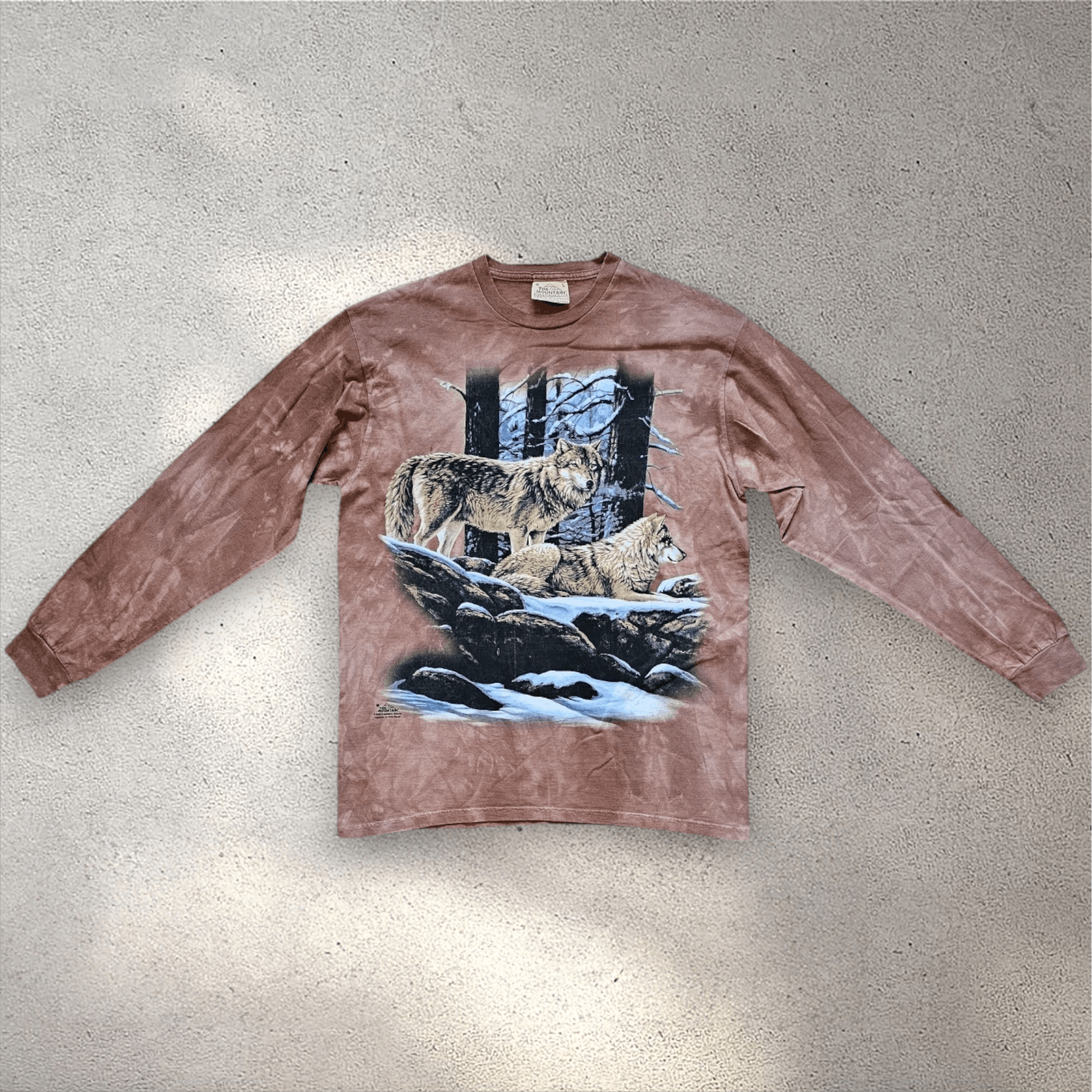 The Mountain The Mountain Wolves Brown Long Sleeve Size US L / EU 52-54 / 3 - 1 Thumbnail