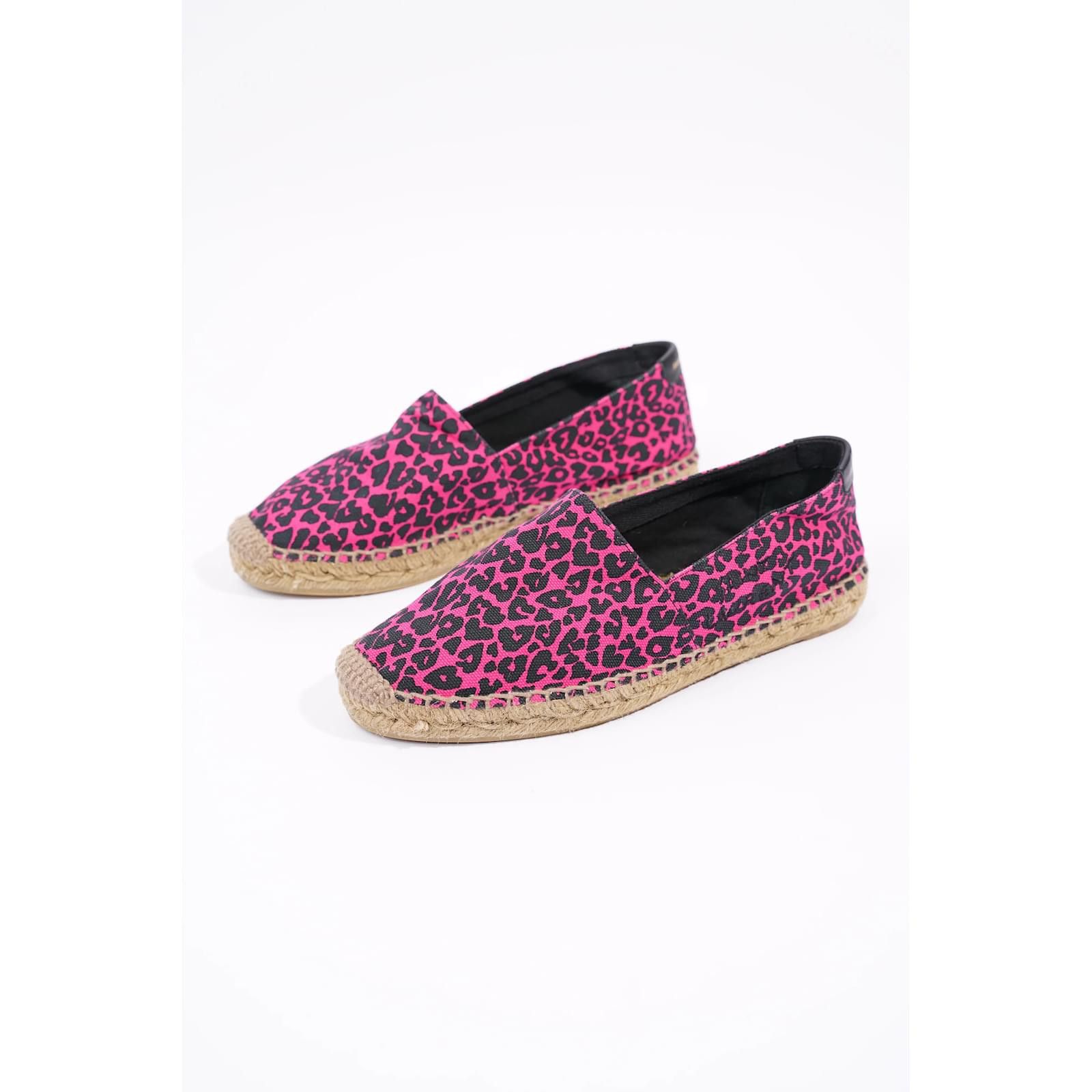 Saint Laurent Paris o1s1wg111024 Embroidered Espadrilles Heart-Shaped Size US 6 / IT 36 - 8 Thumbnail