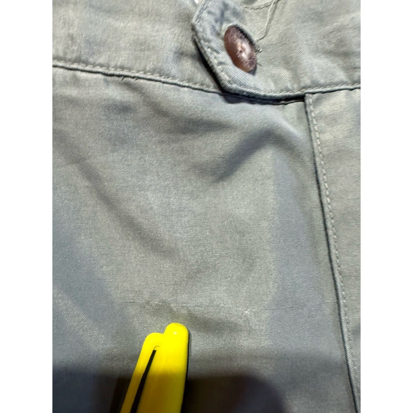 Pendleton Pendleton Mens Shorts Size 34 Pleated Green 9" Lightweight Polyester Chino FLaw Size US 34 / EU 50 - 3 Thumbnail