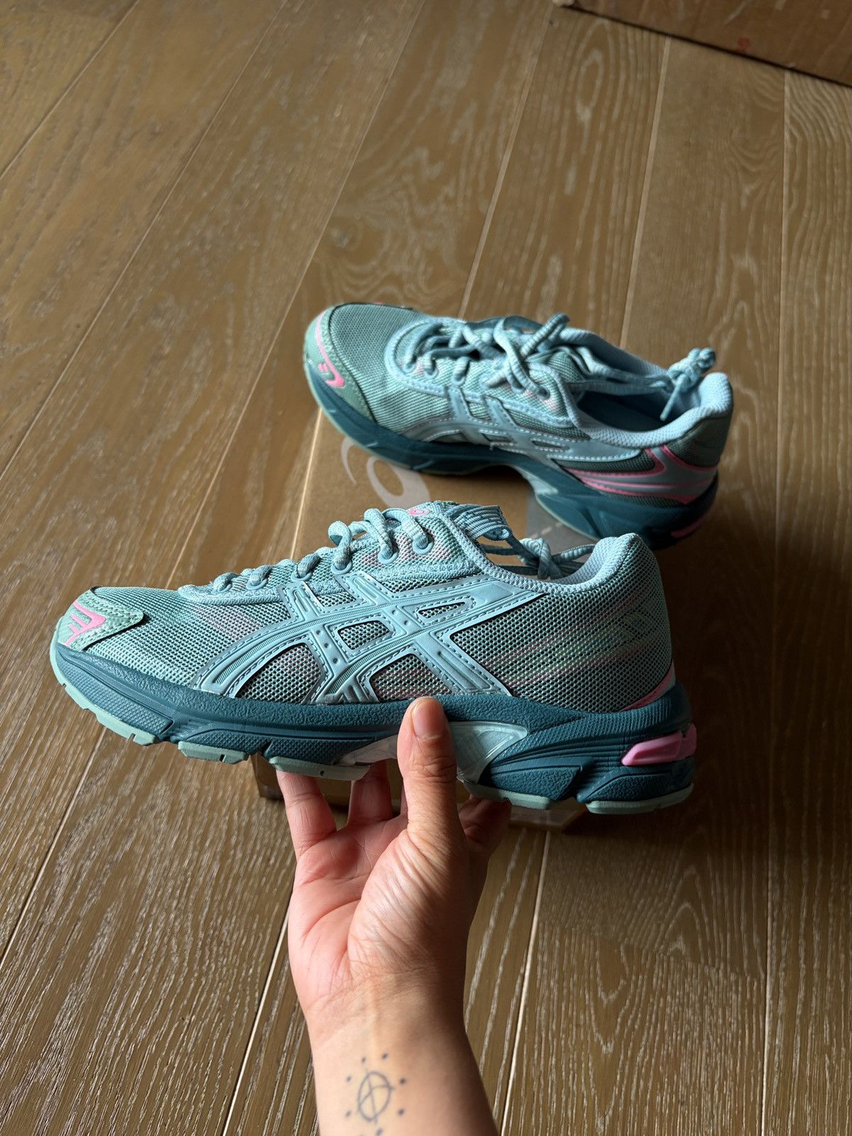 Asics × Kiko Kostadinov Kiko Kostadinov x ASICS UB2-S Gel 1130 'Wasabi Aquatic' Size US 5 / IT 35 - 1 Thumbnail