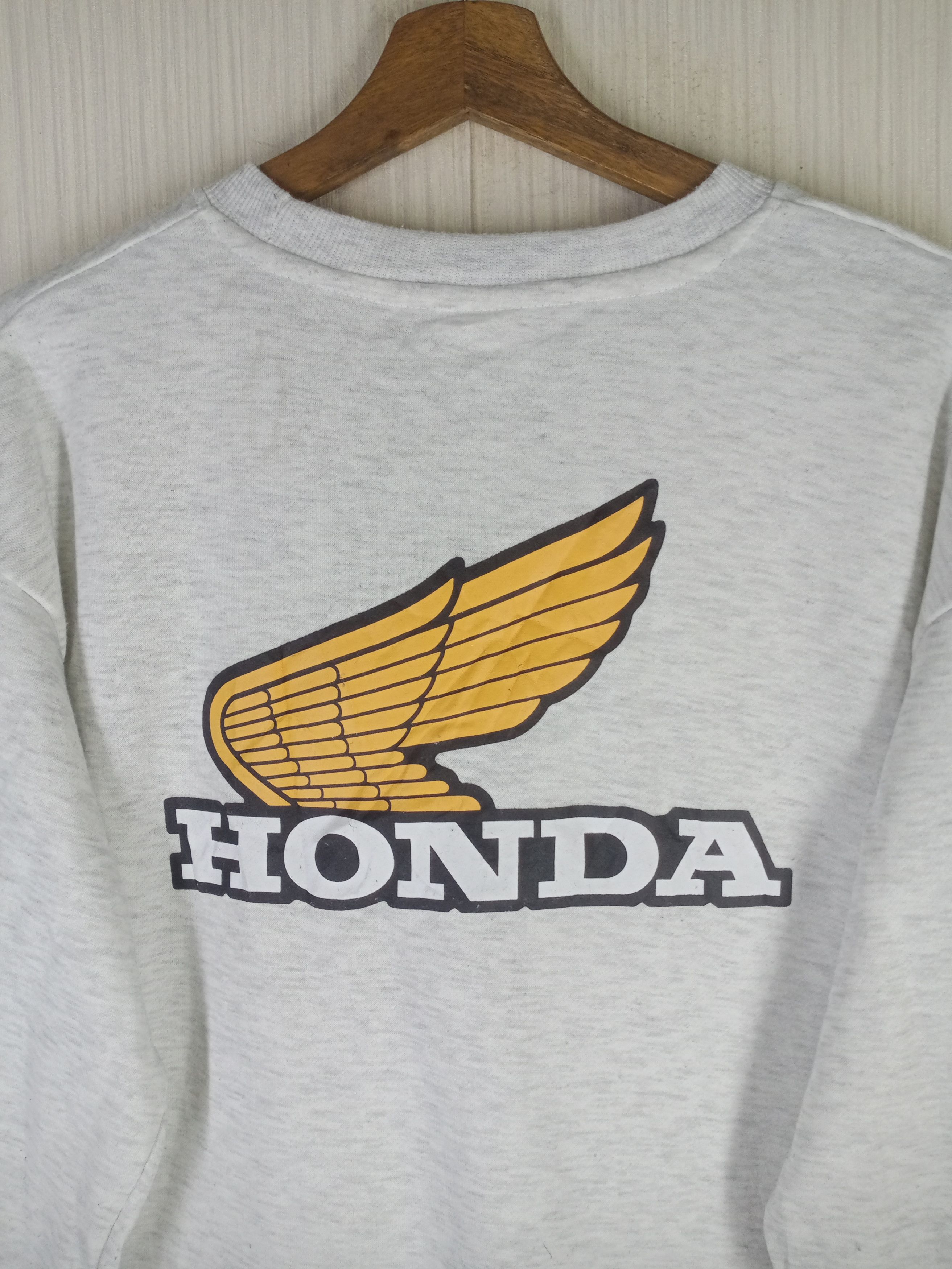 Honda Rare Vintage Honda Big Logo Sweatshirt Size US L / EU 52-54 / 3 - 2 Thumbnail