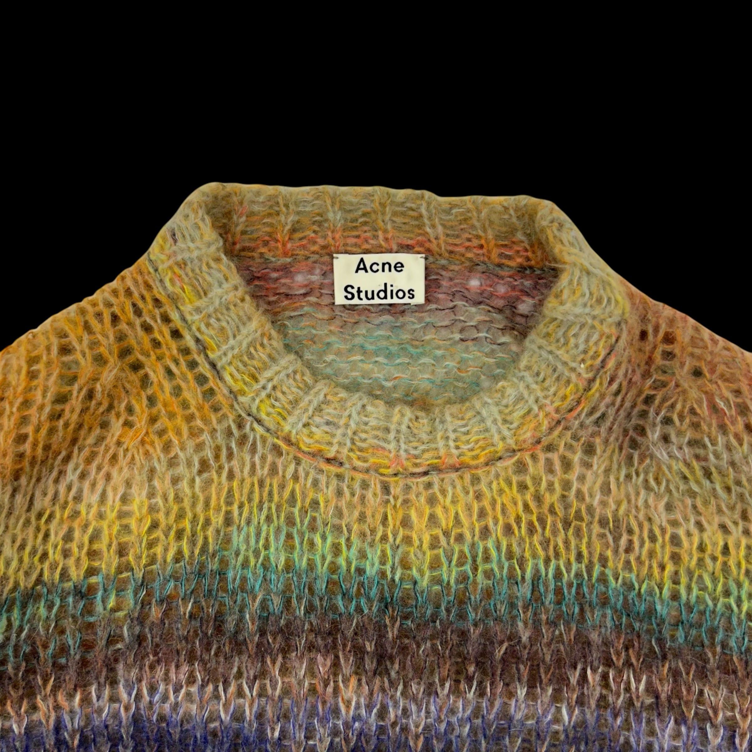 Acne Studios Rare FW21 Acne Studios Mohair Knit Sweatshirt (Fits L) Size US L / EU 52-54 / 3 - 3 Thumbnail