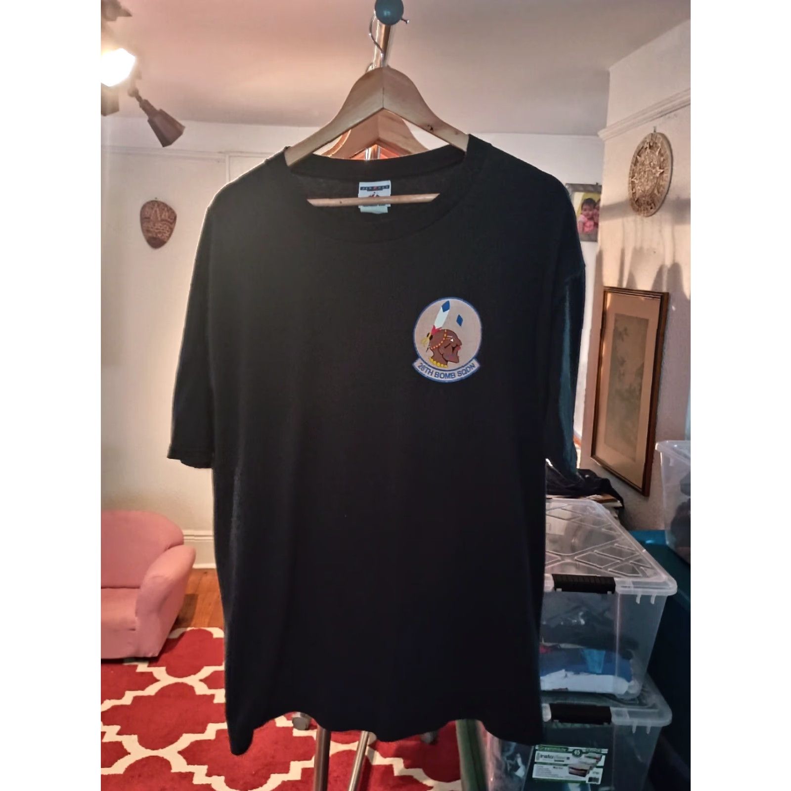 Jerzees VINTAGE Official Military T-shirt XL 28th Bomb Squadron Dyess AFB TEXAS Men Black T-Shirt Military 28th Bomb Squadron Mens XL Black Size US XL / EU 56 / 4 - 2 Thumbnail