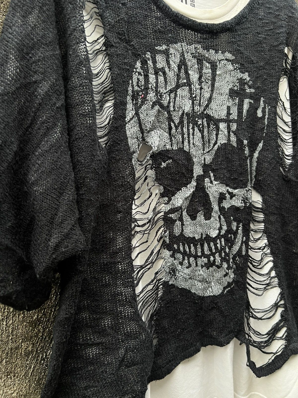Japanese Brand × Seditionaries Ghost Of Harlem Destroyed Knit Sweater Size US M / EU 48-50 / 2 - 5 Thumbnail