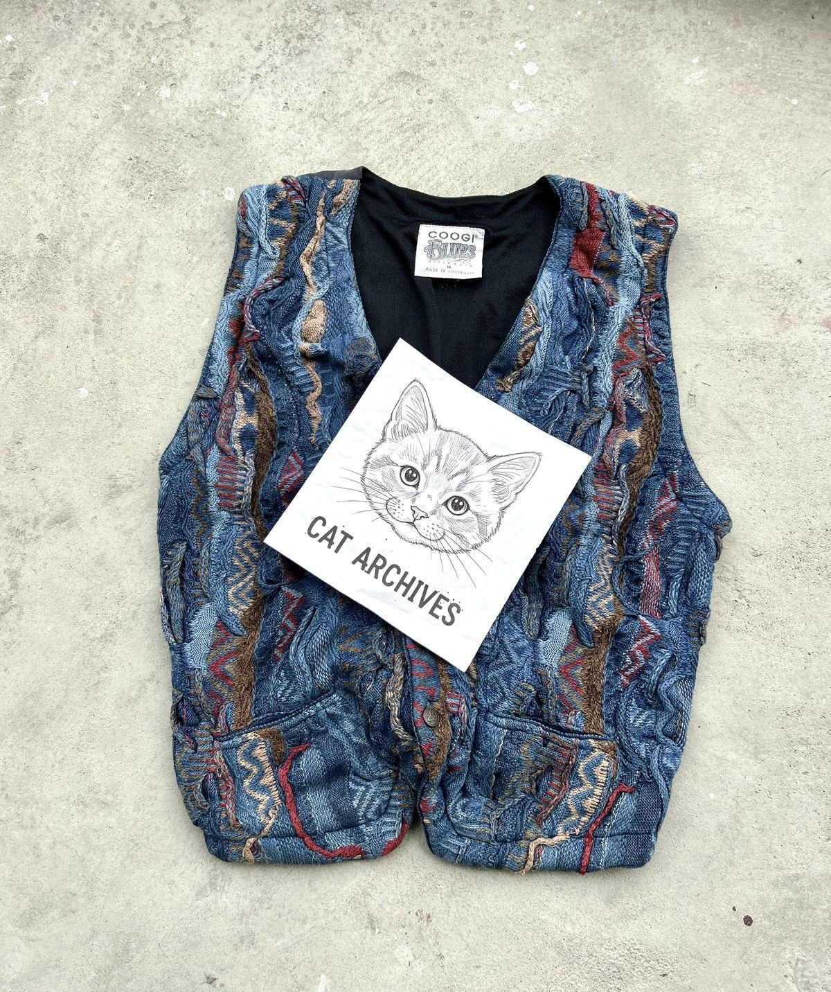 Coogi 💥RARE💥 CRAZY COOGI BLUES VEST Size US M / EU 48-50 / 2 - 12 Thumbnail