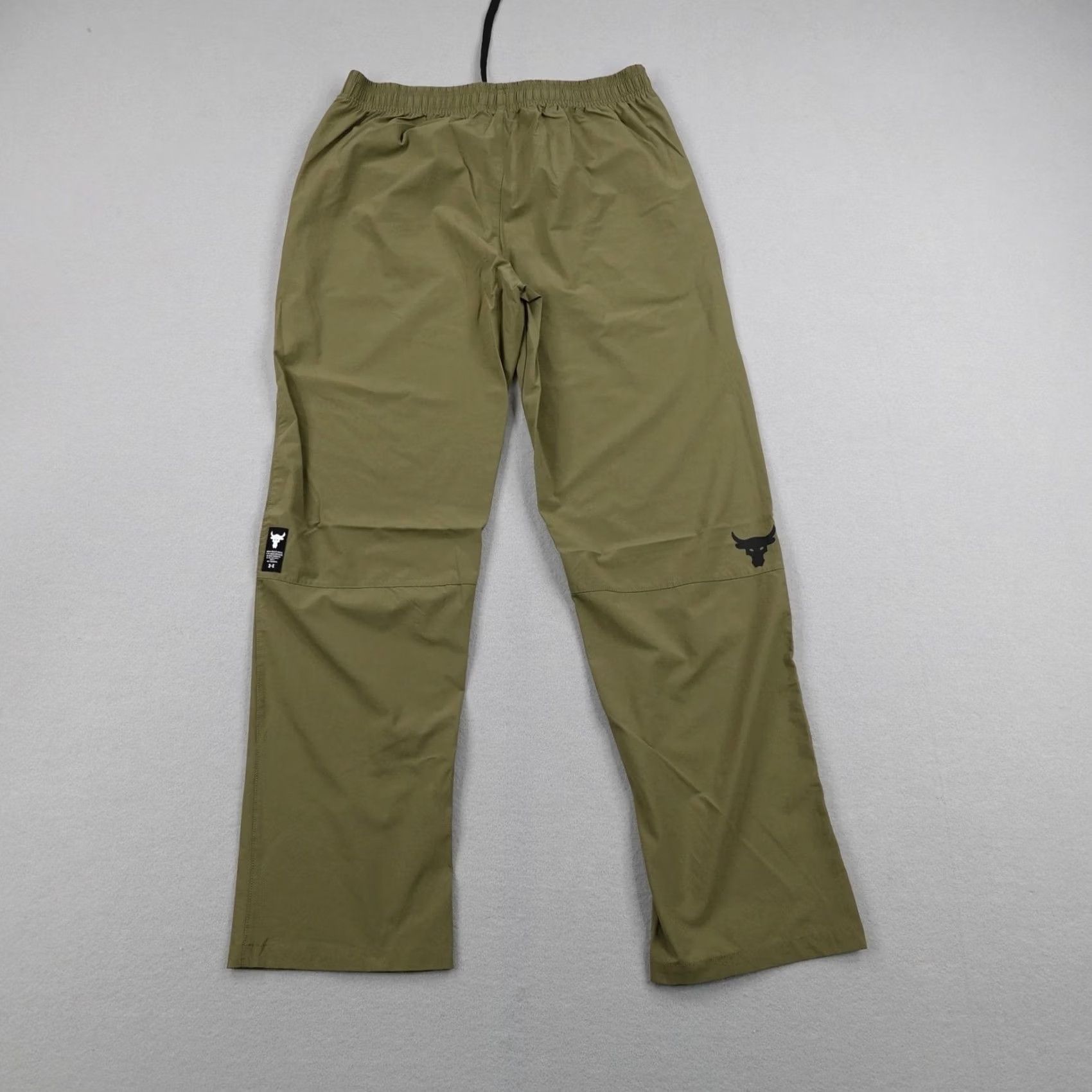 Under Armour Under Armour Project Rock Pants Mens Large Green Track Joggers Workout Athletic Size US 33 - 4 Thumbnail