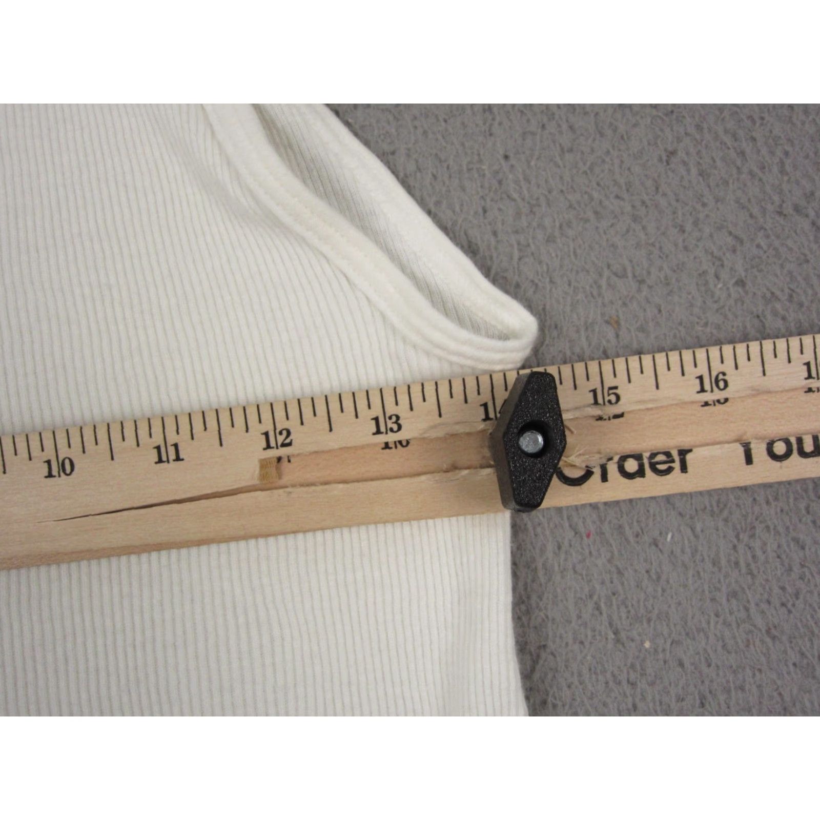 Jockey VINTAGE Jockey Tank Top Mens XL White Ribbed Undershirt Made in USA Size US XL / EU 56 / 4 - 6 Thumbnail