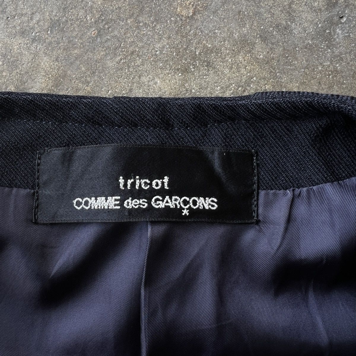 Comme des Garcons Vintage Tricot Comme Des Garcons Less Colar Coat Size US M / EU 48-50 / 2 - 19 Thumbnail