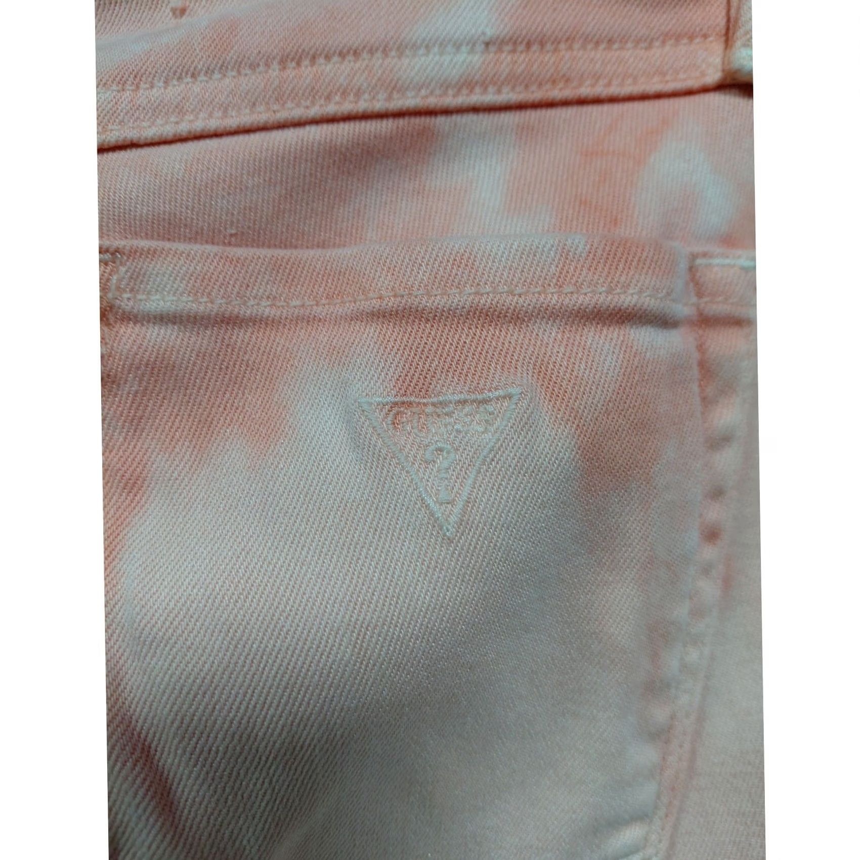 Guess GUESS Tie-Dye Skinny Jeans Pink Denim 26 Women Slim Cotton Spandex Regular Ankle Casual Modern Vintage: No, etc. Size 26" / US 2 / IT 38 - 3 Thumbnail