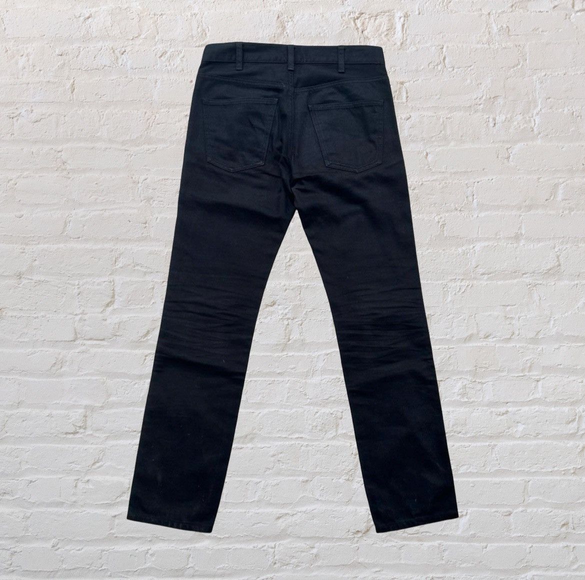 Celine CELINE 2020SS Black Cotton Denim Pants 27 Size US 27 - 10 Thumbnail