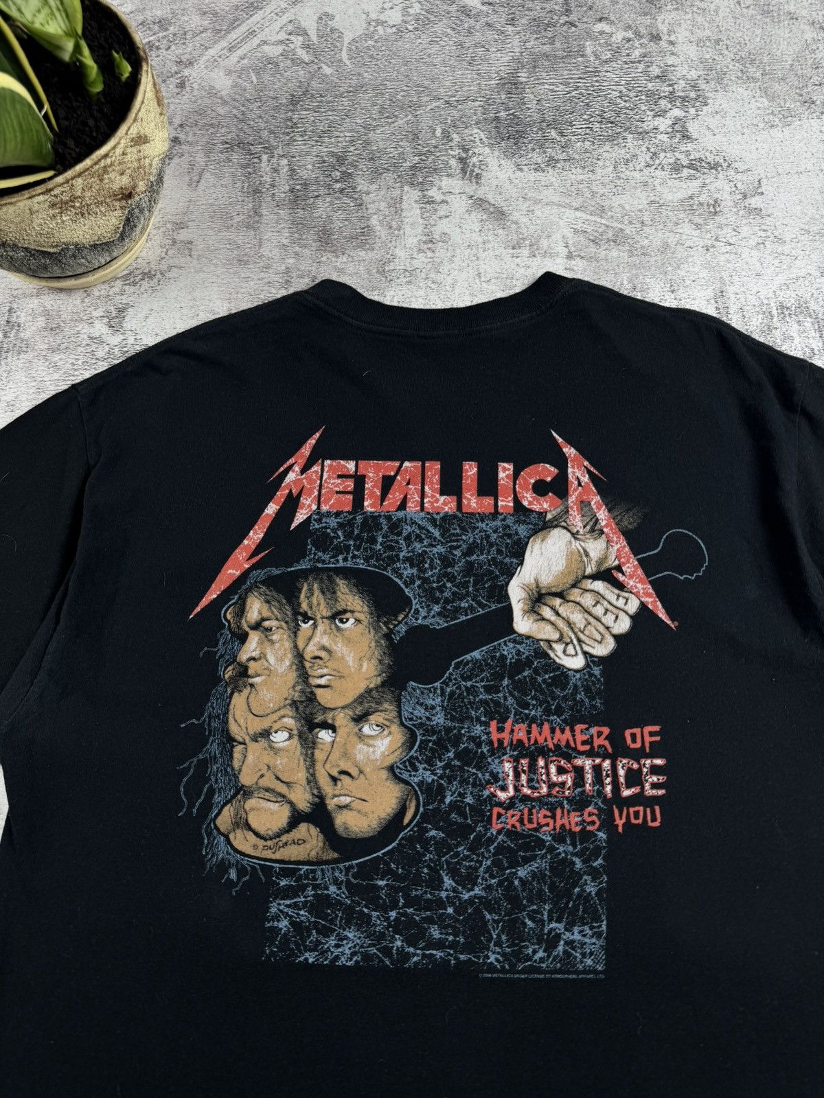 Metallica Metallica 1994 Vintage 90s Justice For All Rock Tour Rap Merch Band Tee T Shirt Size US M / EU 48-50 / 2 - 16 Thumbnail