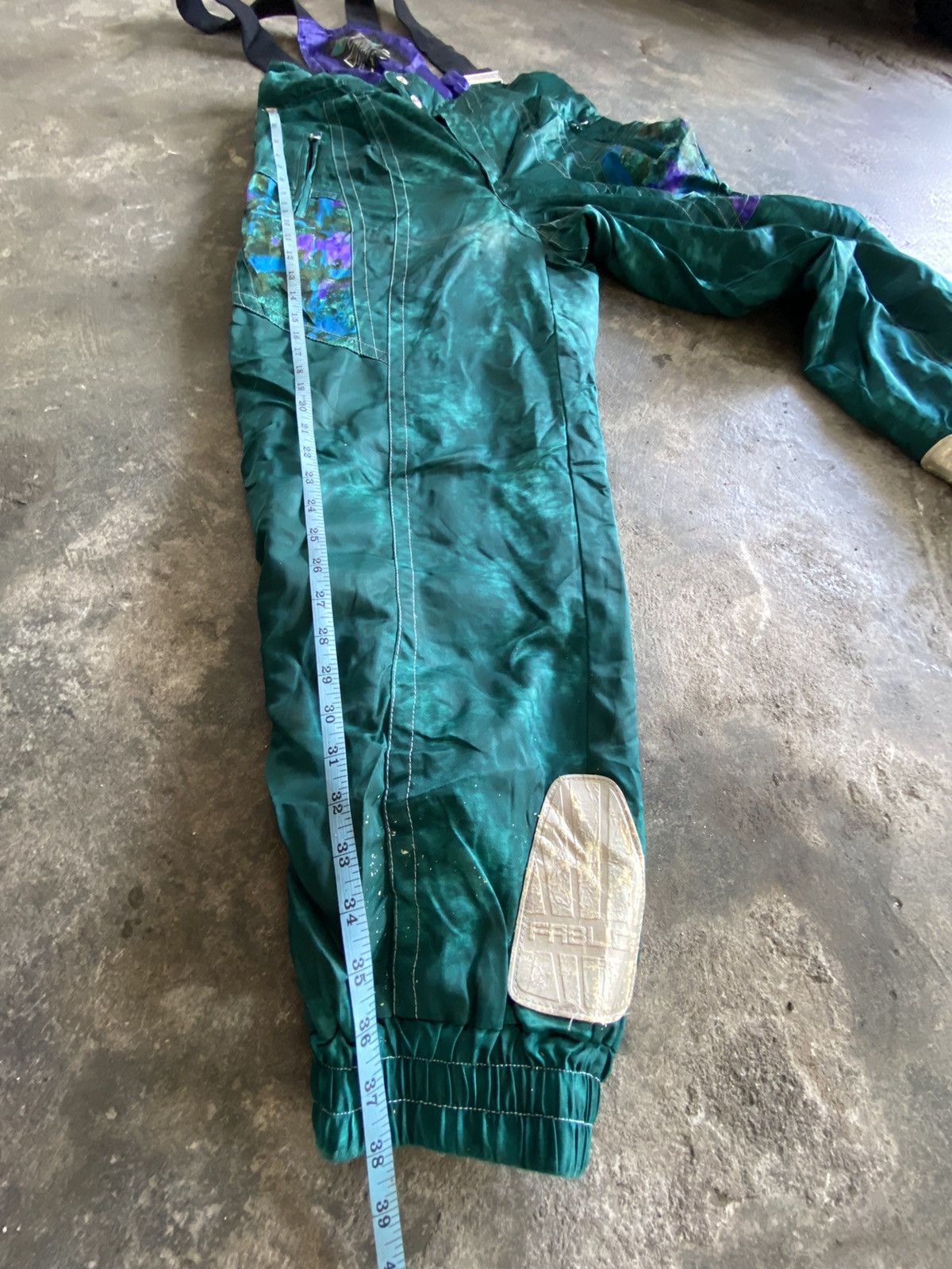 Vintage Vintage Overalls Fablice Racing Spirit Ski Size US 35 - 16 Thumbnail
