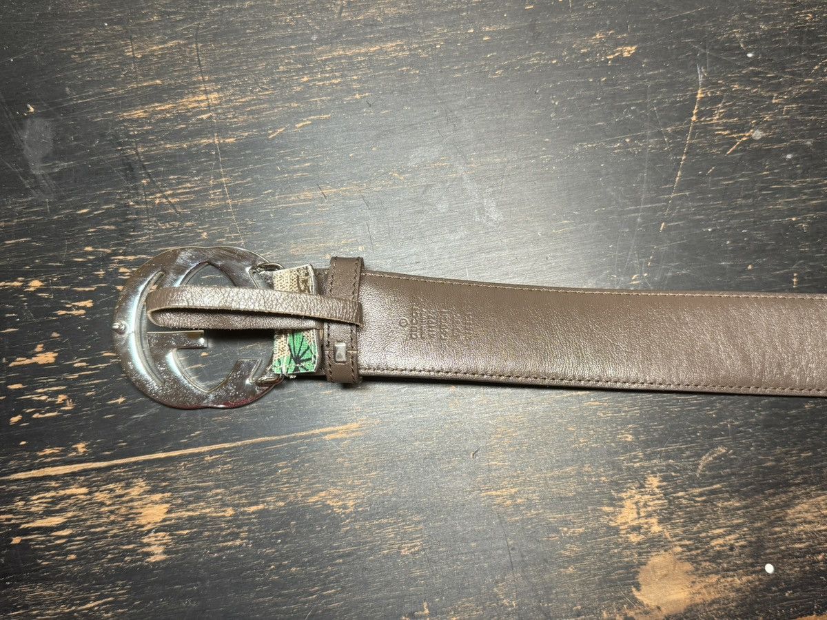 Gucci Gucci Lion GG Supreme Interlocking G Belt Buckle - Size 36 Size 36 - 10 Thumbnail