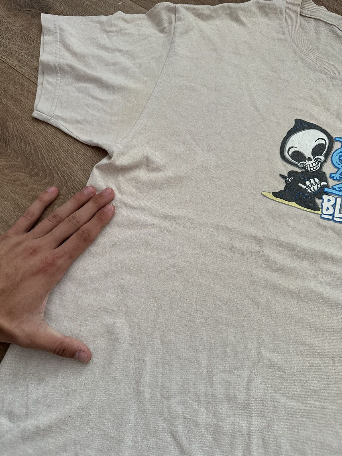 Blind Skateboards 🔥VINTAGE BLIND SKATEBOARDS DISTRESSED REAPER LOGO T-SHIRT🔥 Size US L / EU 52-54 / 3 - 8 Thumbnail