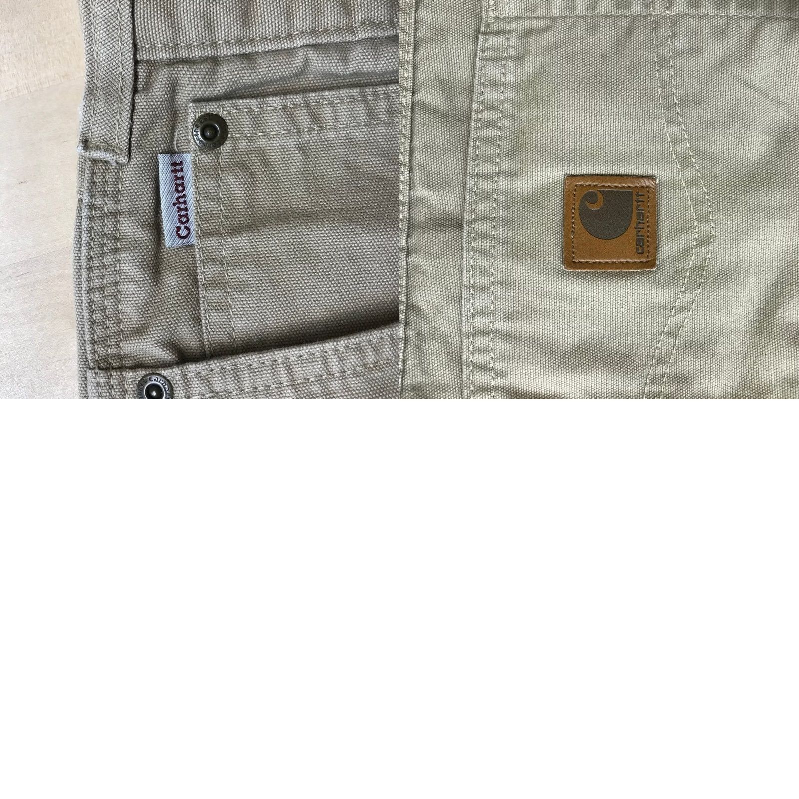 Carhartt Carhartt Loose Fit Carpenter Pants Men Tan Duck Canvas B159 GKH 32x30 Distressed Size 24" / US 00 / IT 34 - 8 Thumbnail