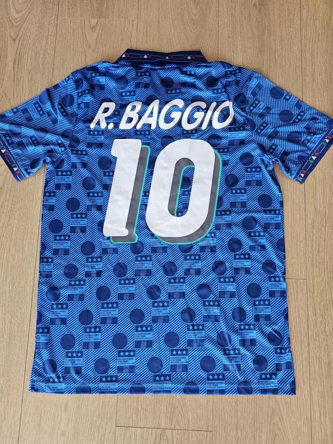 Itália Roberto Baggio #10 Camisa Copa do Mundo 1994 - Ítem de Colecionador | Camisa Masculina
