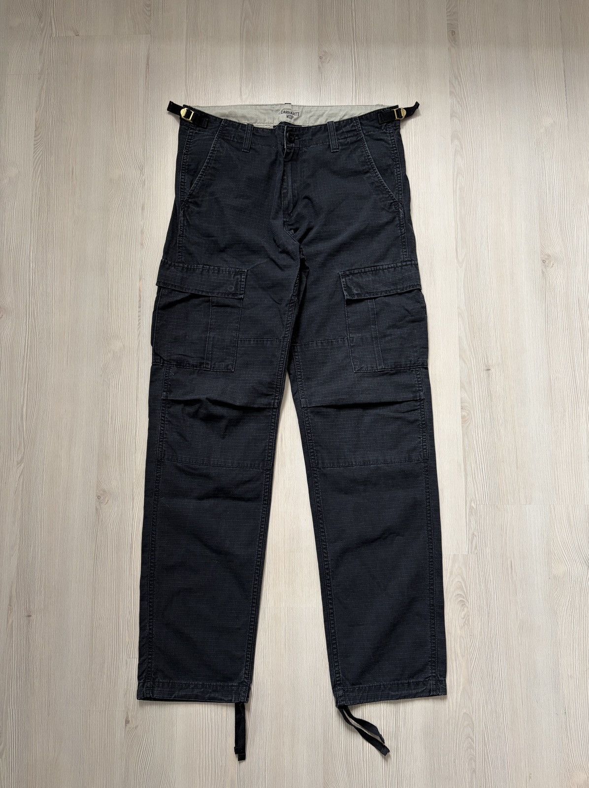 Carhartt Wip Carhartt WIP Cargo Ripstop Black Aviation Pant Size US 29 - 2 Thumbnail