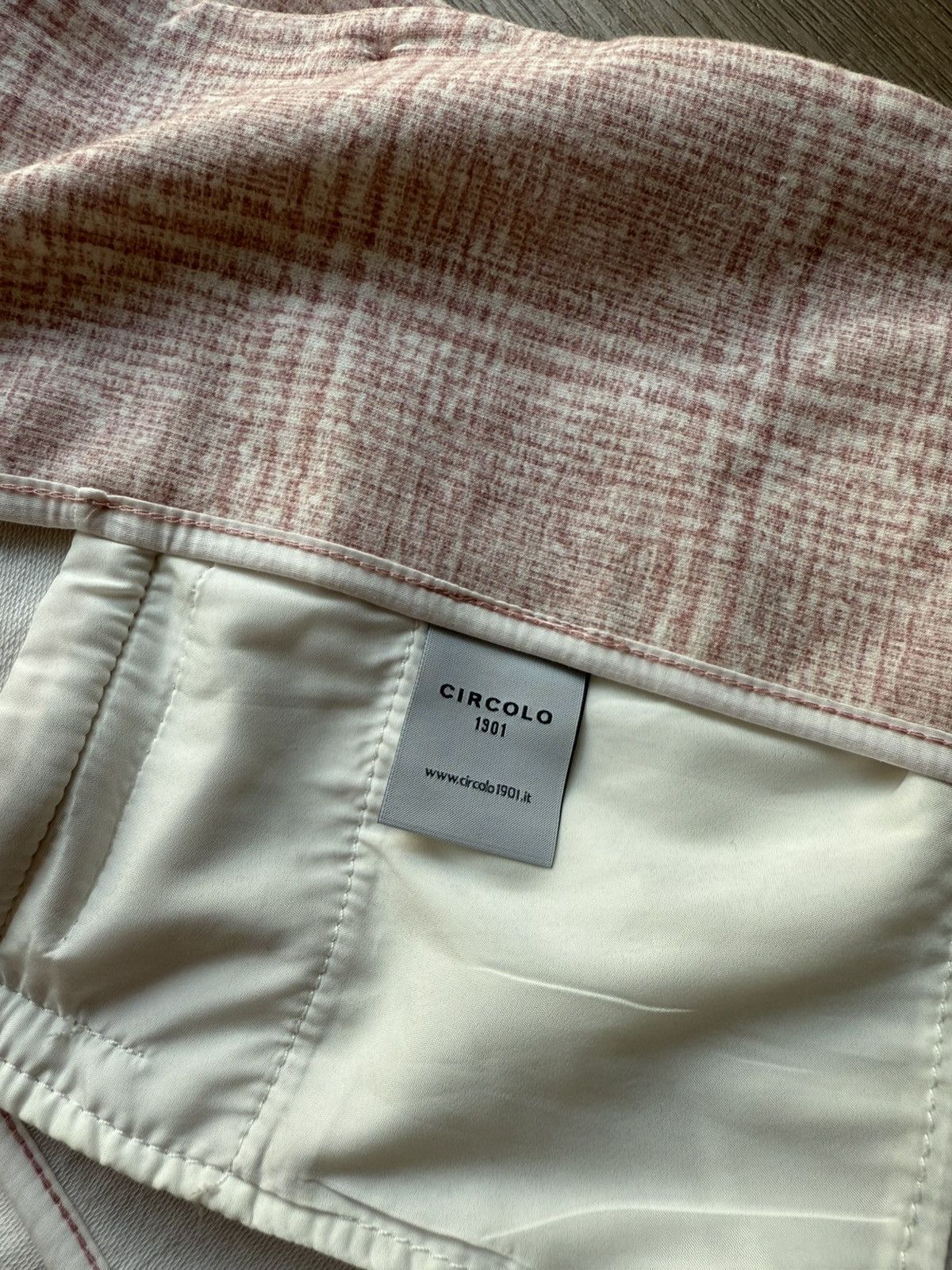 Circolo 1901 Circolo 1901 Bolla Pink Checkered Blazer Two Button Size L / US 10 / IT 46 - 7 Thumbnail