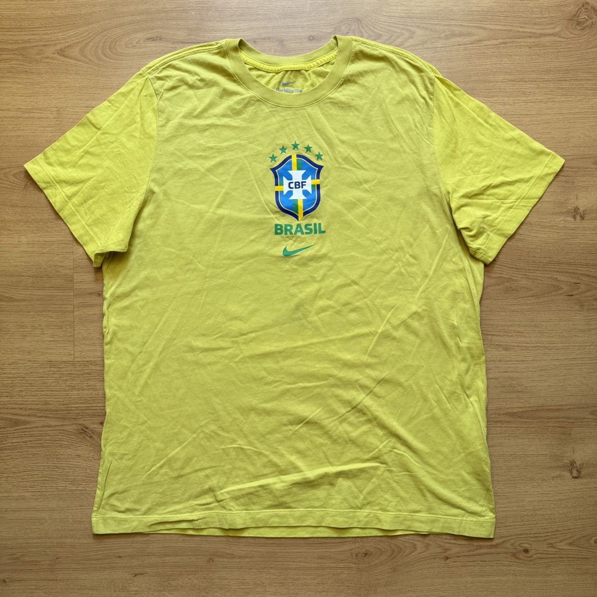 Nike Nike Brasil CBF T-Shirt Football Size US XL / EU 56 / 4 - 1 Thumbnail