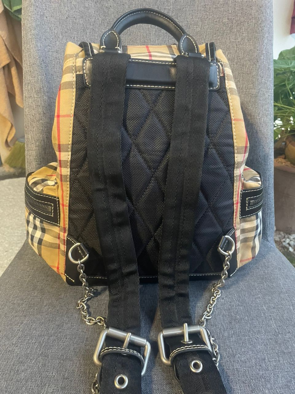 Burberry Authentic Burberry Nova Check Mini Backpack Size ONE SIZE - 3 Thumbnail