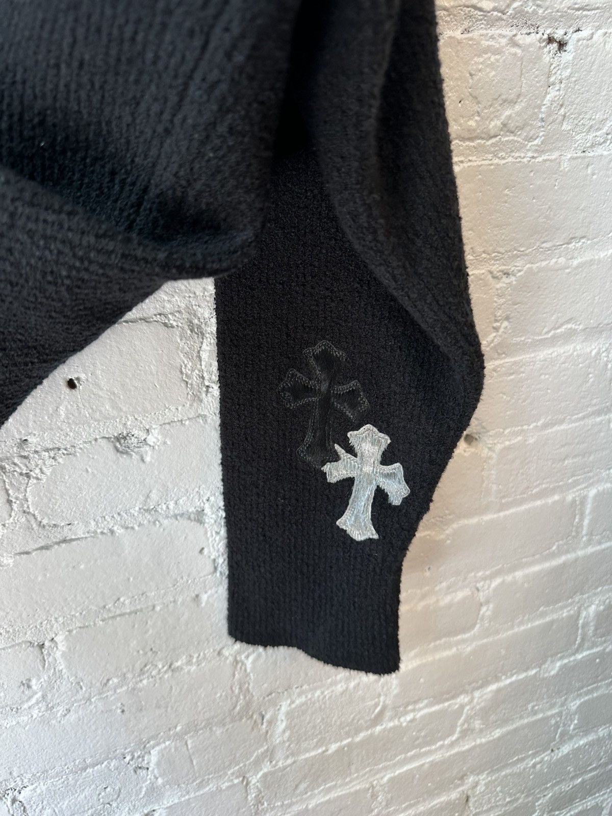 Chrome Hearts Chrome HEARTS 1/1 Cashmere VIP SPINE CROSS PATCH HOODIE Size US S / EU 44-46 / 1 - 5 Thumbnail