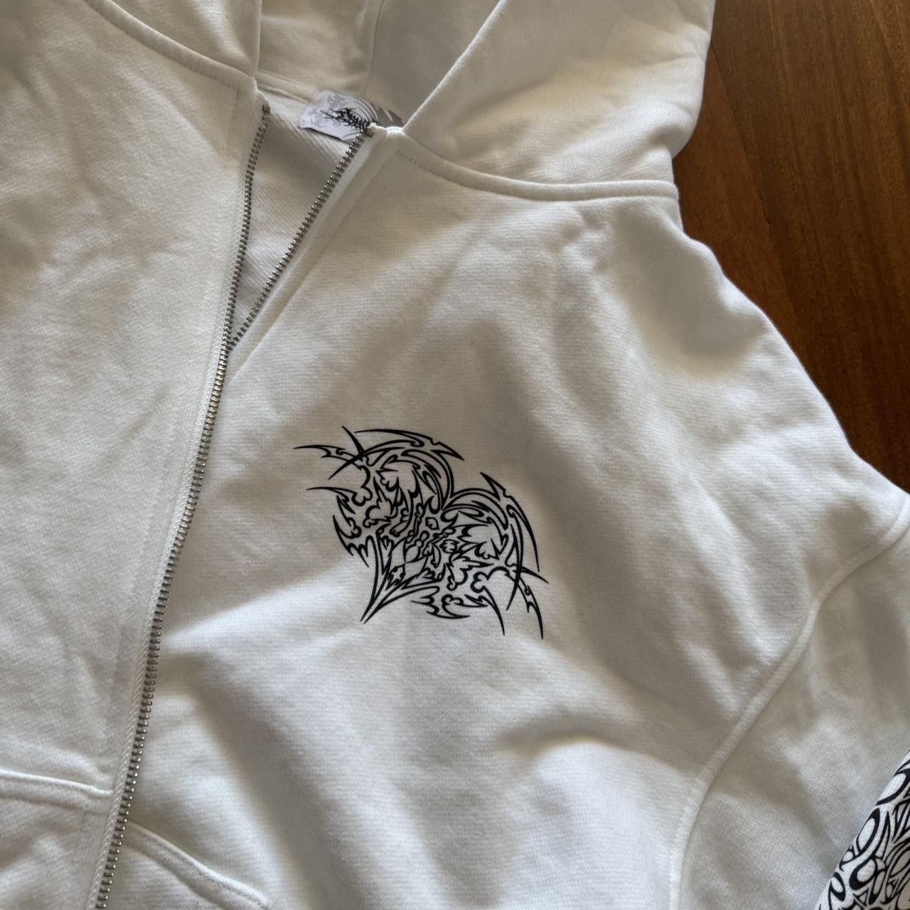 Other onlycurse curse “crown of hearts” zip up hoodie Size US M / EU 48-50 / 2 - 2 Thumbnail