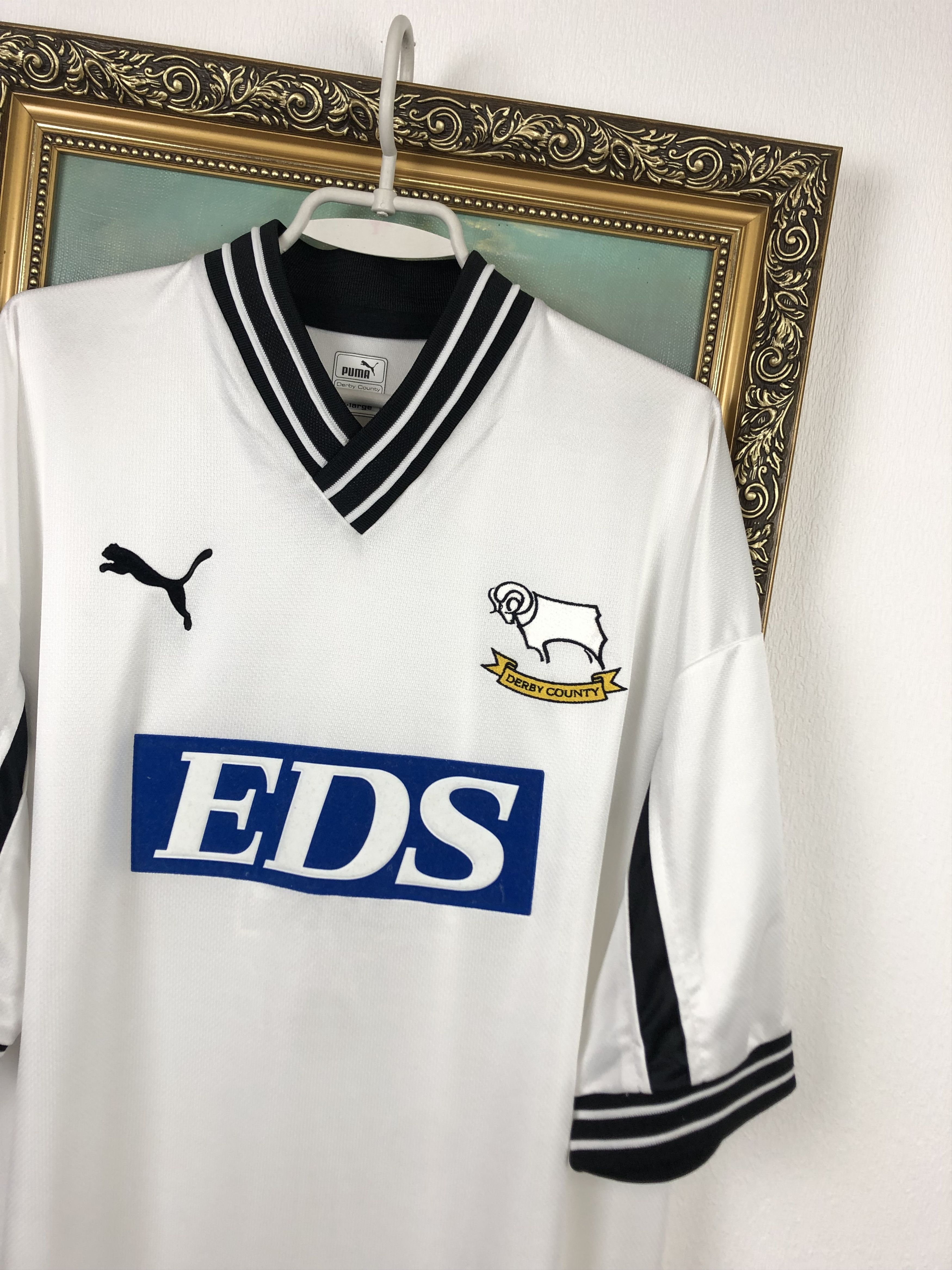 Vintage Derby County football shirt 1999 Soccer #1 Jersey Tee Hype Size US XL / EU 56 / 4 - 4 Thumbnail