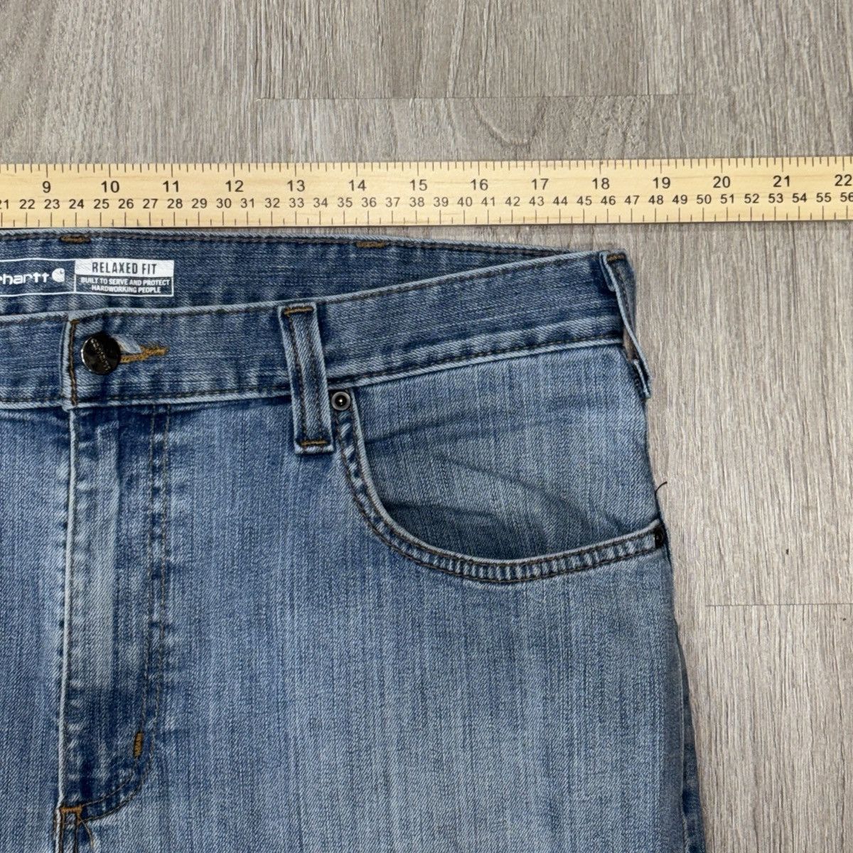 Carhartt Carhartt Relaxed Fit Jeans Mens 36x32 Blue Rugged Flex Size US 36 / EU 52 - 9 Thumbnail