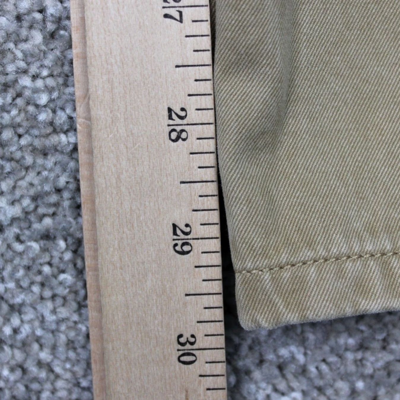 Peter Millar Peter Millar Pima Cotton Pants Men 36 Beige Flat Front Chino Straight 30" inseam Size US 36 / EU 52 - 4 Thumbnail