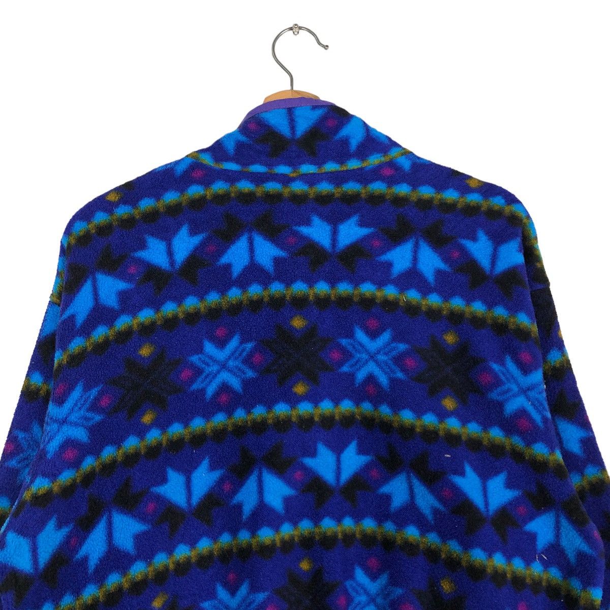 Japanese Brand 🔥Vintage Fleece Jacket L.L.Bean Navajo Aztec Native Design Size US M / EU 48-50 / 2 - 9 Thumbnail