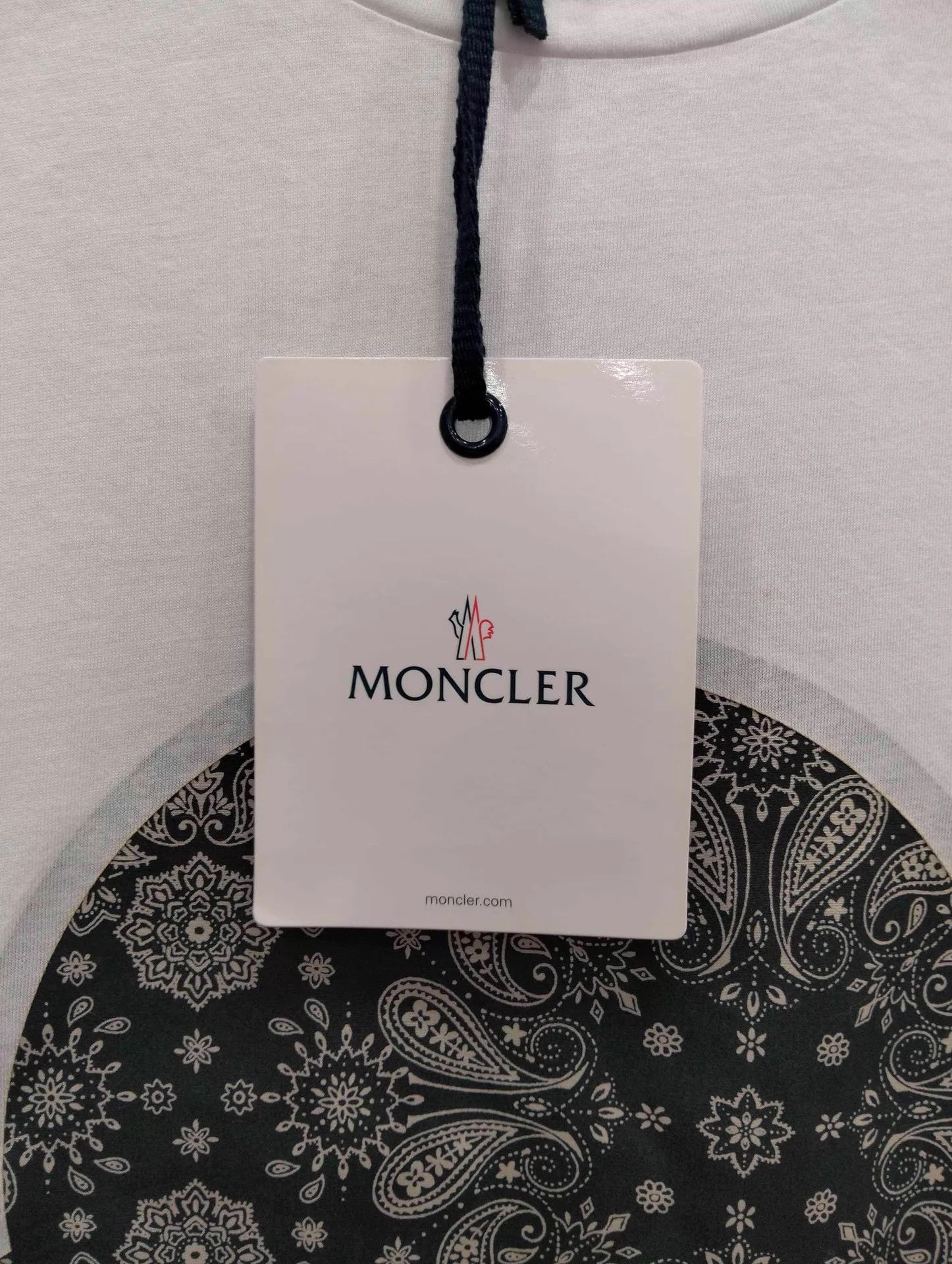 Moncler Moncler White Printed T - shirt XXL Size US XXL / EU 58 / 5 - 5 Thumbnail