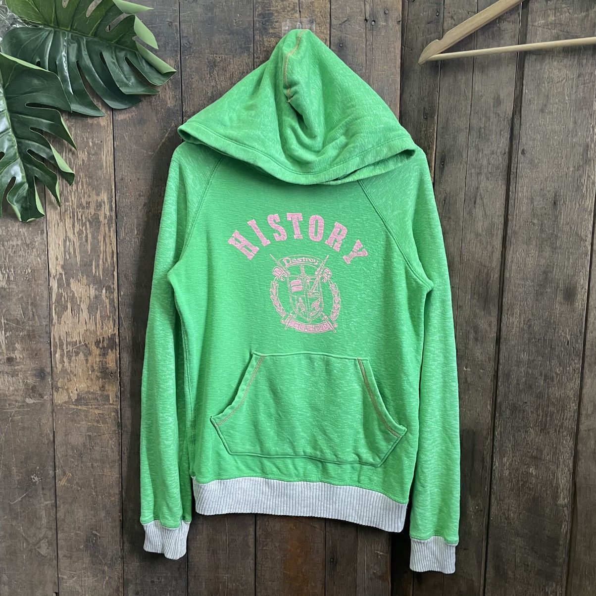 Vintage Vintage Lil almond History Hoodie Size US M / EU 48-50 / 2 - 1 Thumbnail